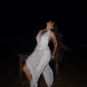 Vestido Crochê Longo